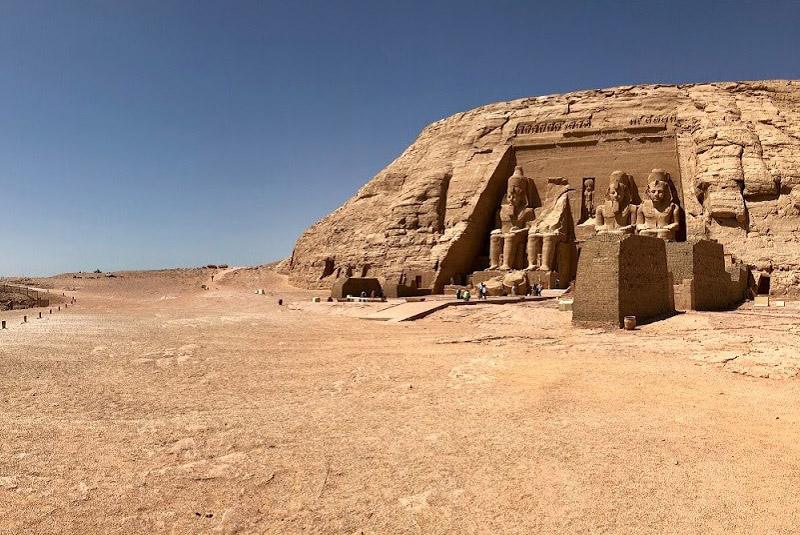 Temple at Abu Simbel in southern Egypt 