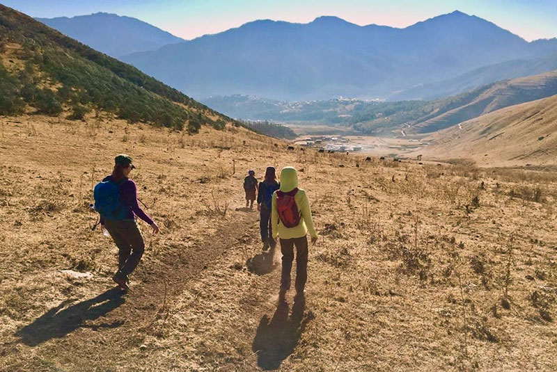 Hiking in Bhutan