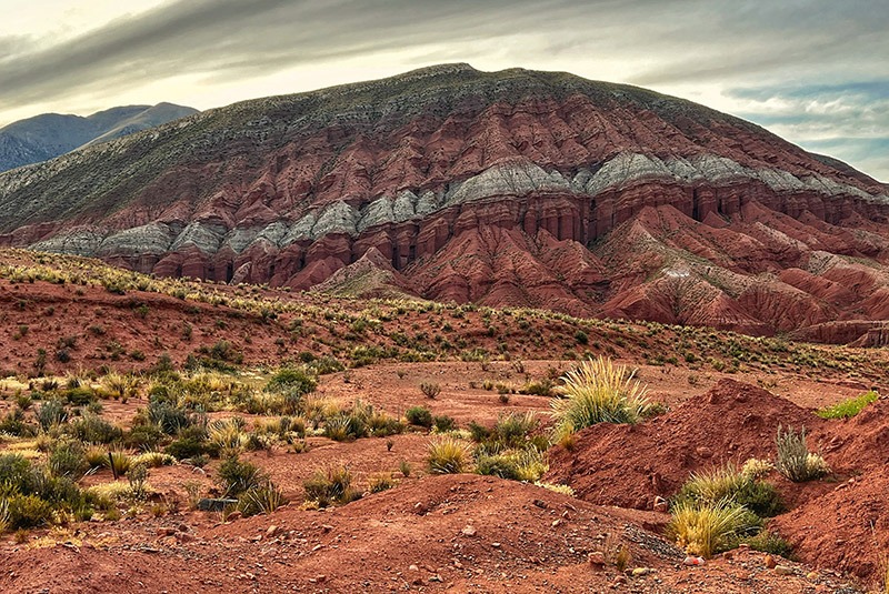 Geoloical formations near Chochis, Bolivia