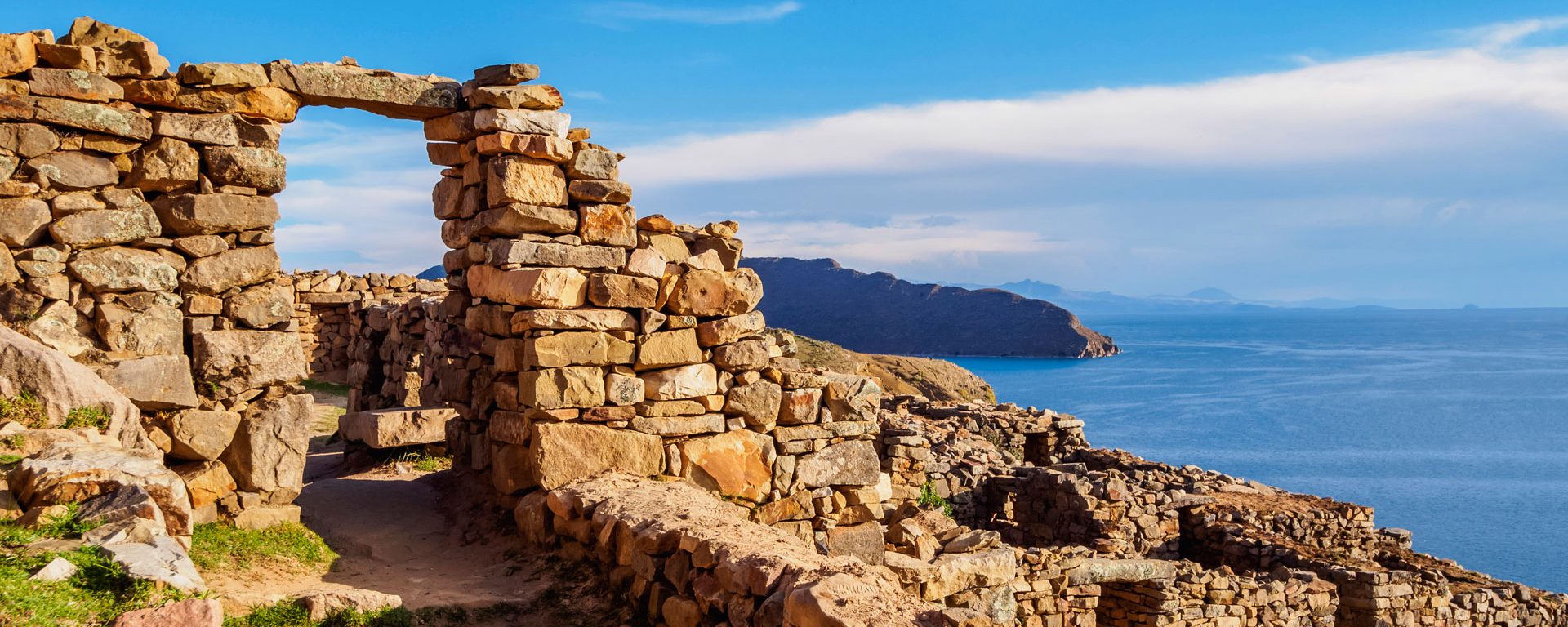 Chinkana Ruins on Isla del Sol, Titicaca Lake, Bolivia