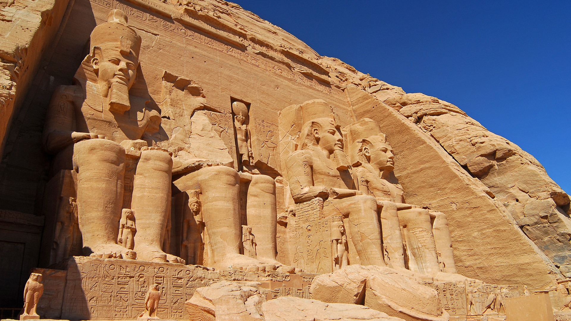 Temple of Ramses II at Abu Simbel, Egypt