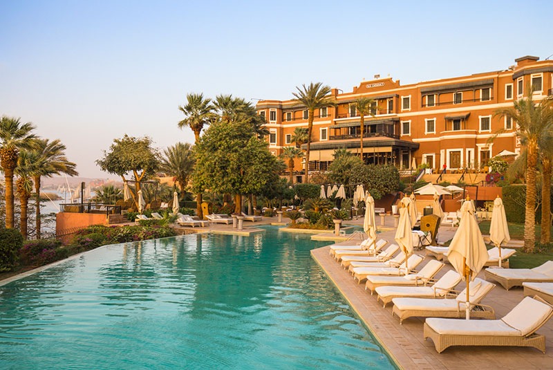 Old Cataract Hotel in Aswan, Egypt