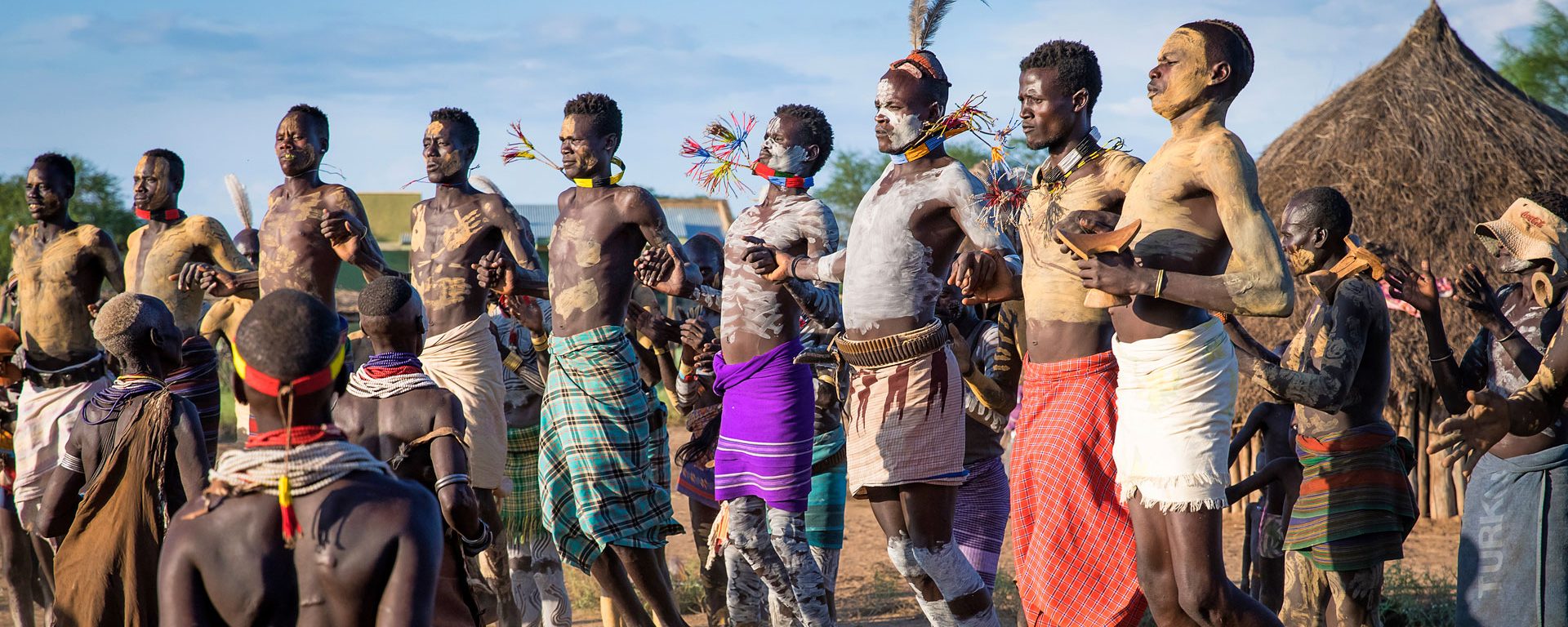 Kara men jumping, Omo Valley, Ethiopia