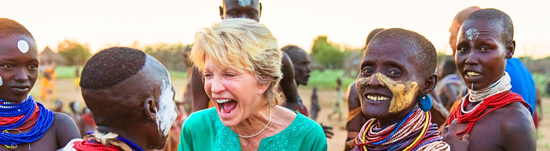 GeoEx traveler in the Omo Valley, Ethiopia