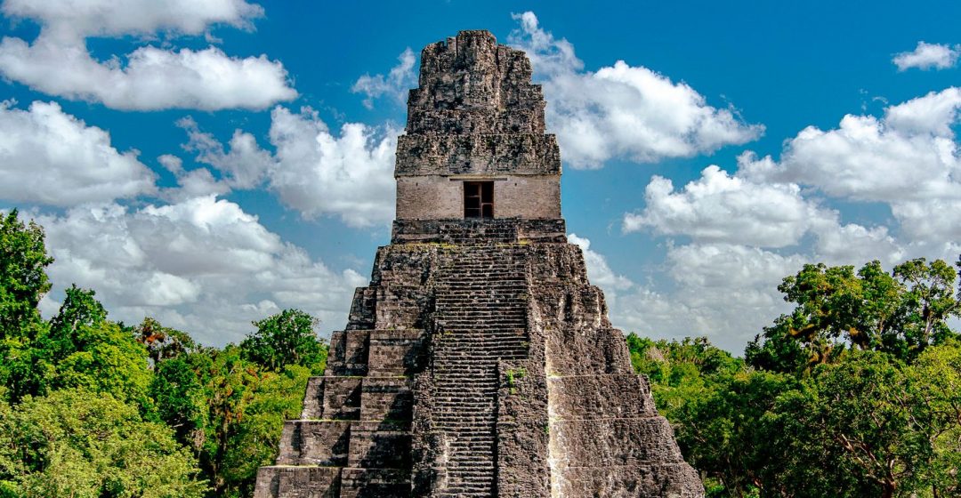 The Mayan ruins of Tikal, A UNESCO World Heritage Site, in El Petén, Guatemala