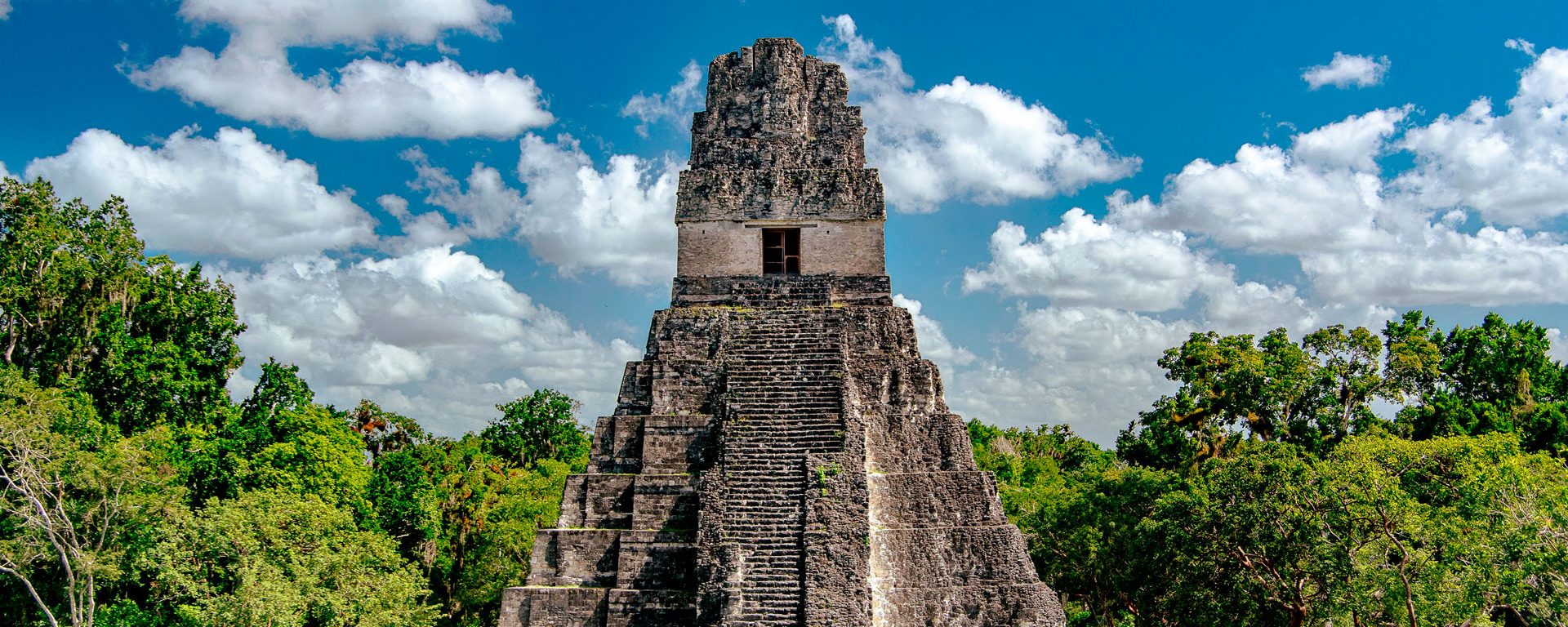 The Mayan ruins of Tikal, A UNESCO World Heritage Site, in El Petén, Guatemala