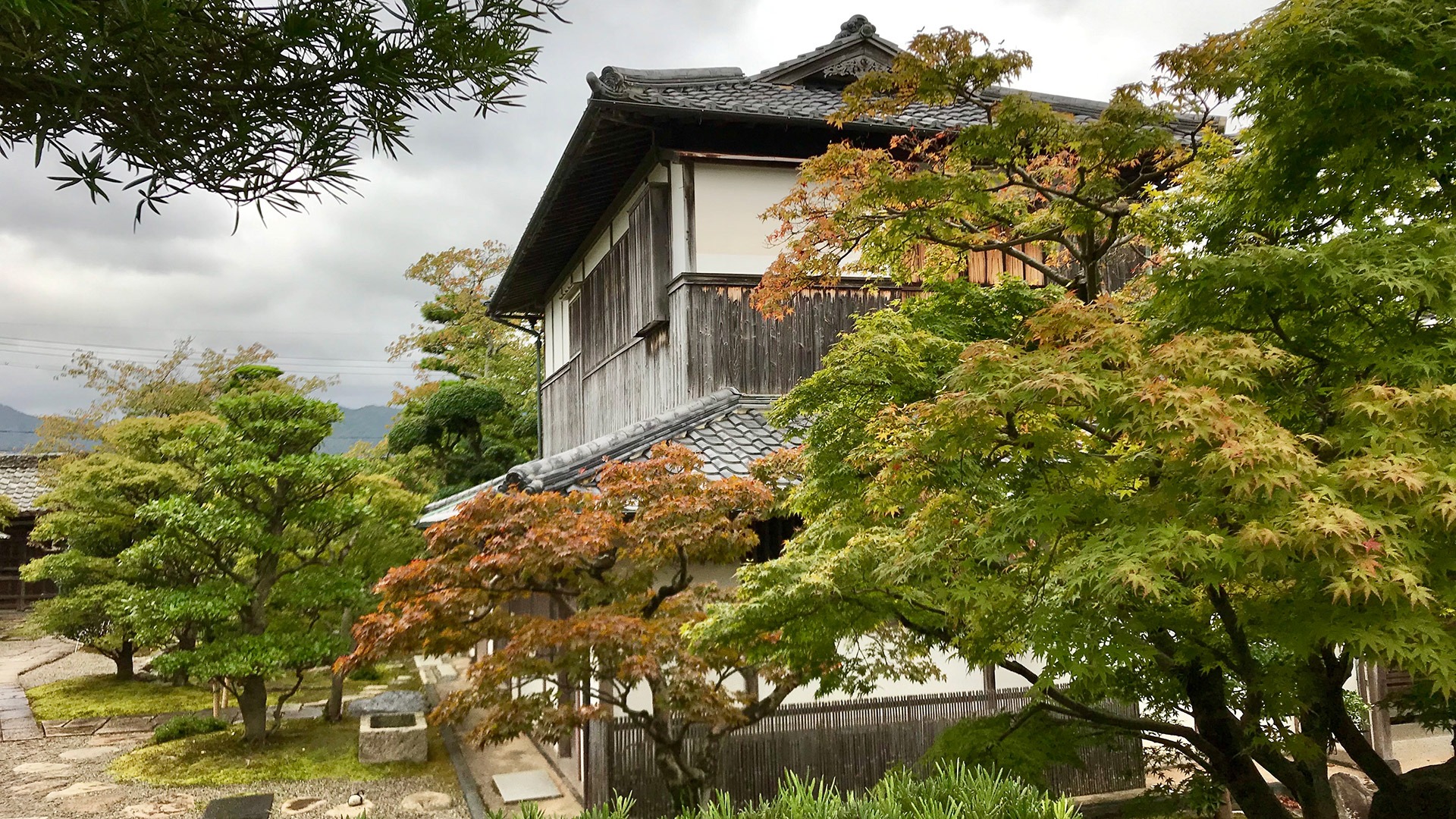 Traditional architecture of the Kikuya Residence in Hagi, Japan