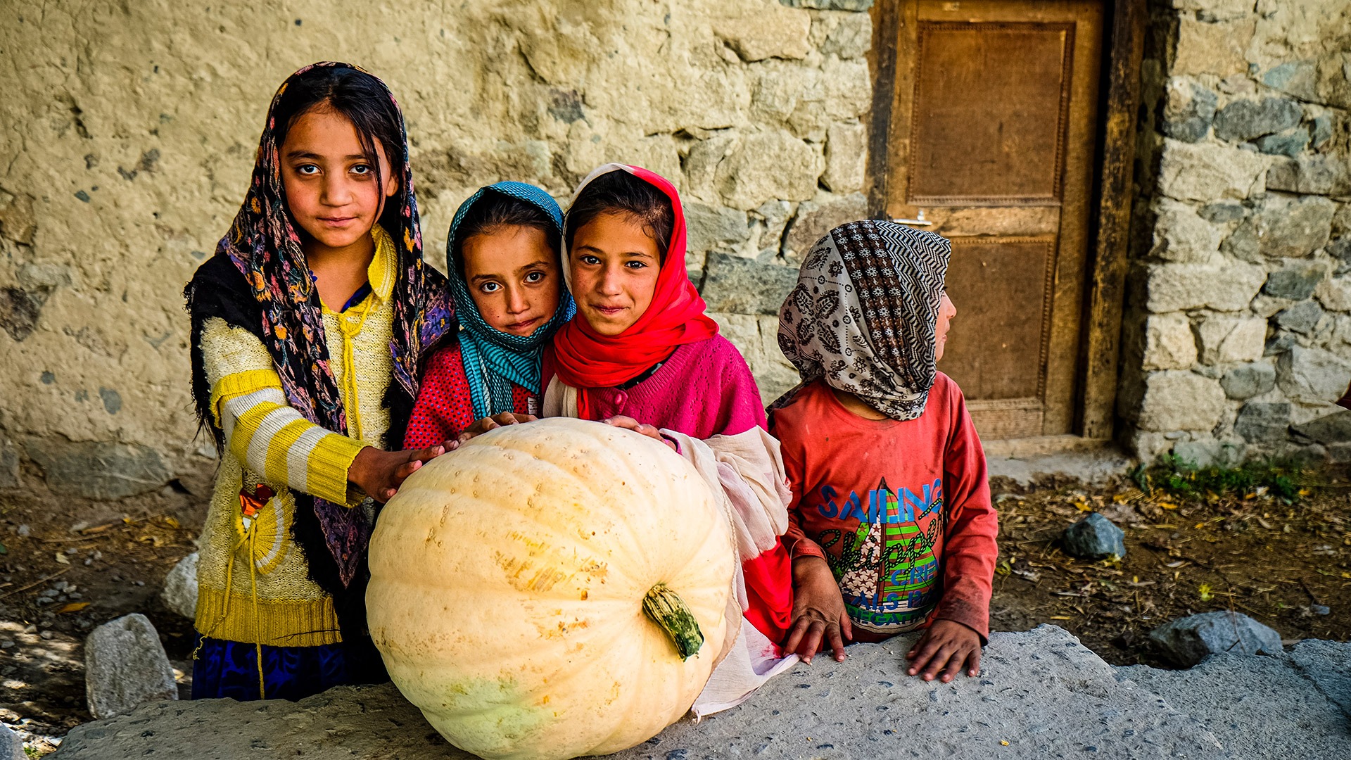 Children in the Nubra Valley, Ladakh, India