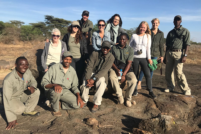 Mbono morning with guides