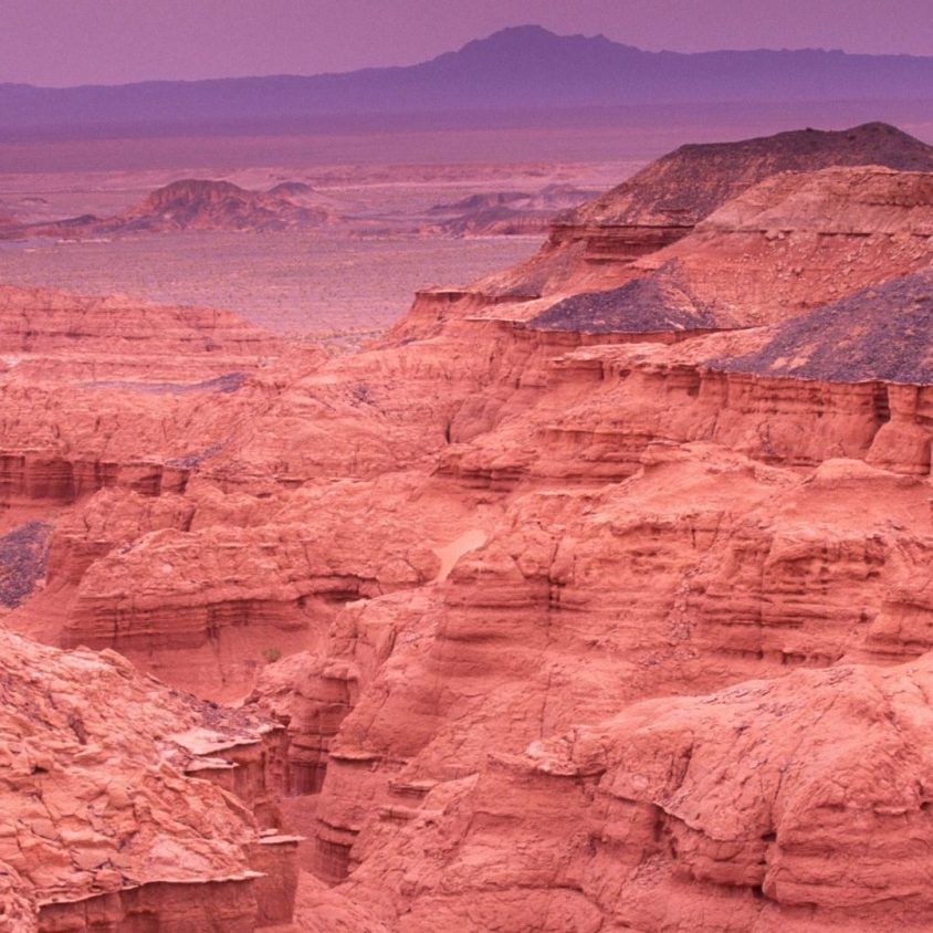 Flaming Cliffs in the Gobi Desert, Mongolia with GeoEx