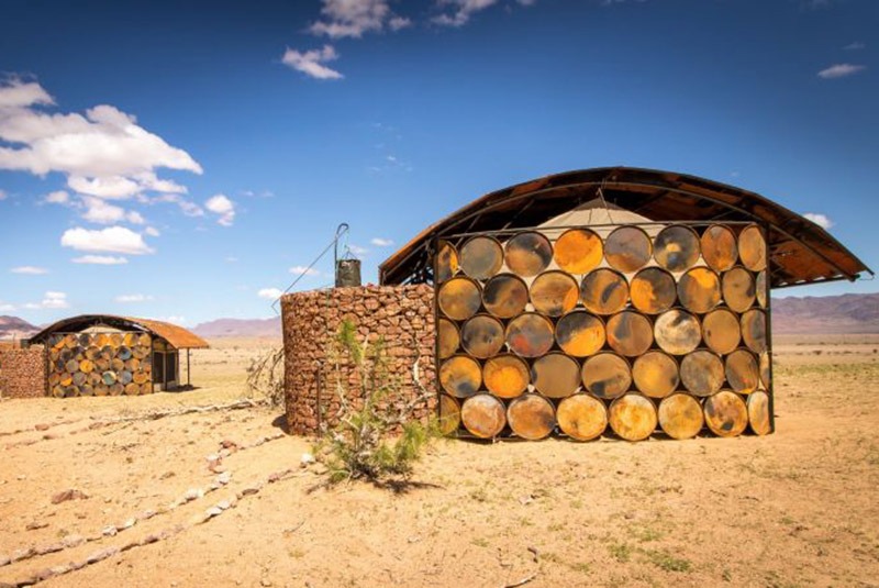 Guest tent at Camp Sossus, Namib Tsaris Reserve, Namibia