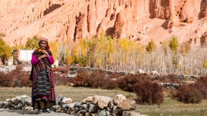 Local woman in Upper Mustang, Nepal