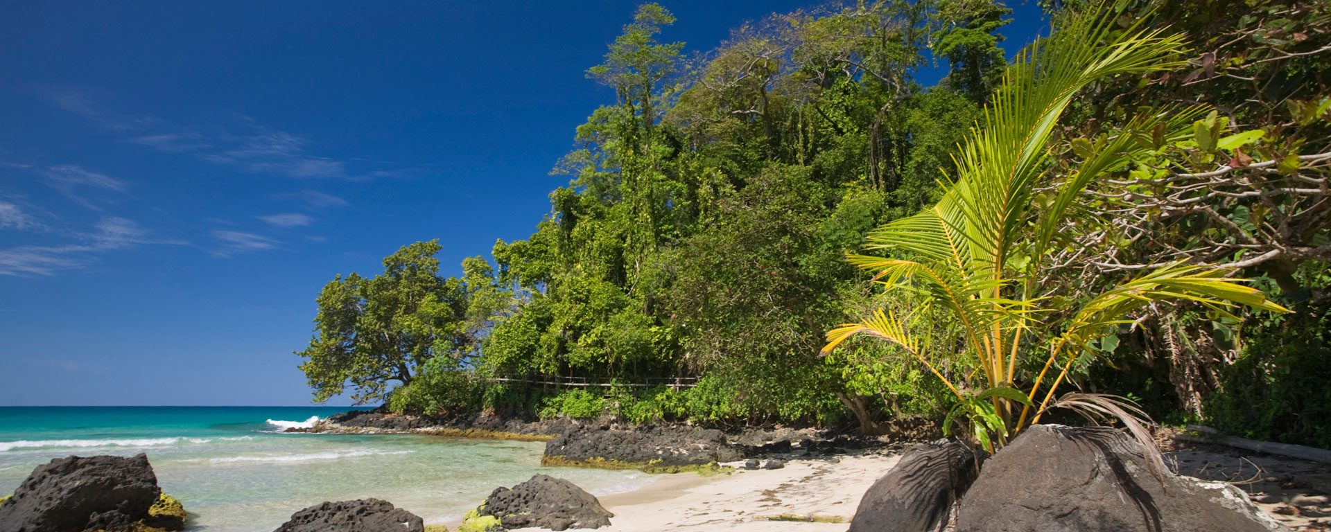 Red Frog Beach on Bastimentos Island near Bocas del Toro, Panama