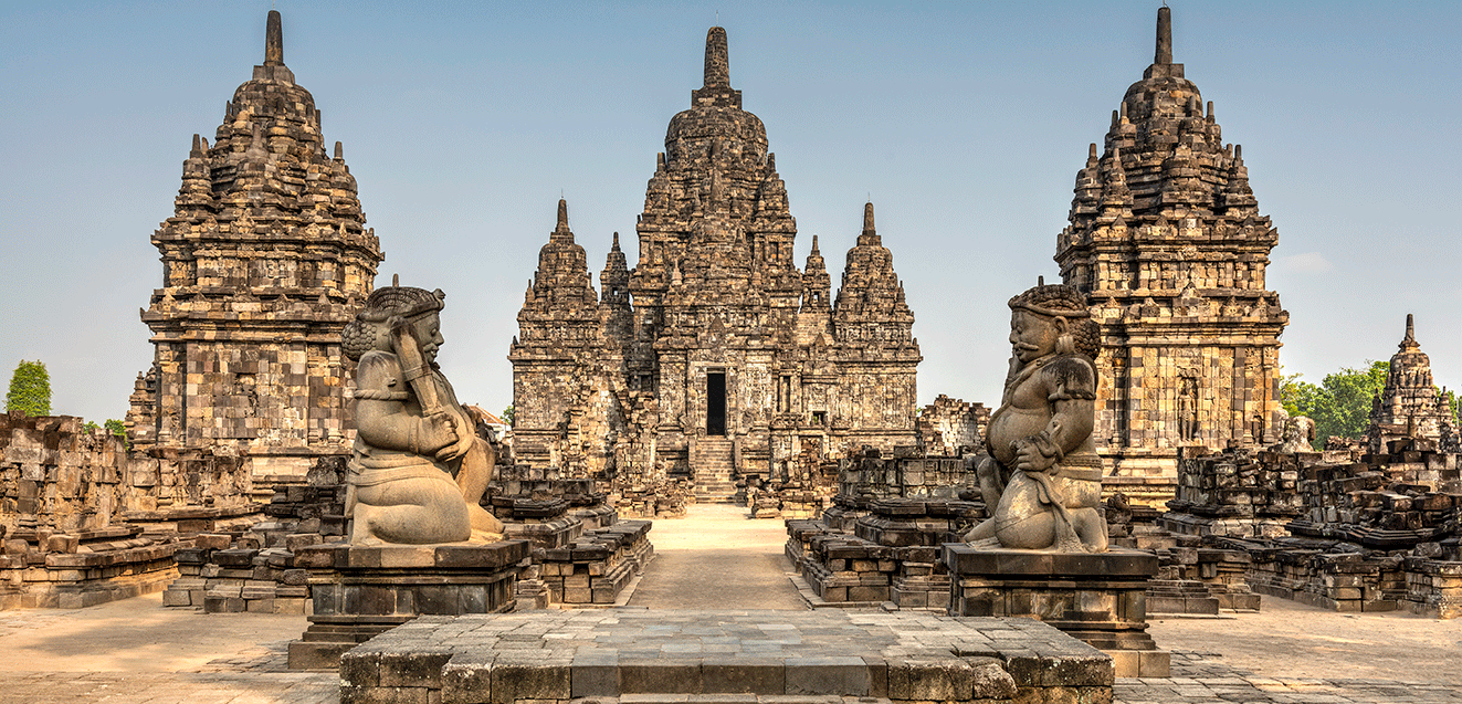 Candi Sewu, Prambanan temple complex, Yogyakarta, Java, Indonesia