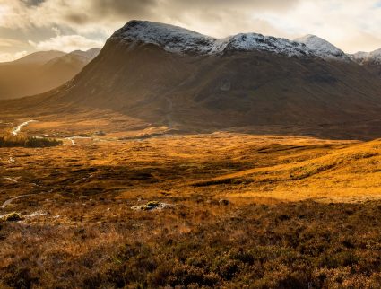 Sunrise in Glencoe, Scotland