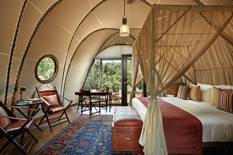 Cocoon room at Wild Coast Tented Lodge, Yala National Park, Sri Lanka