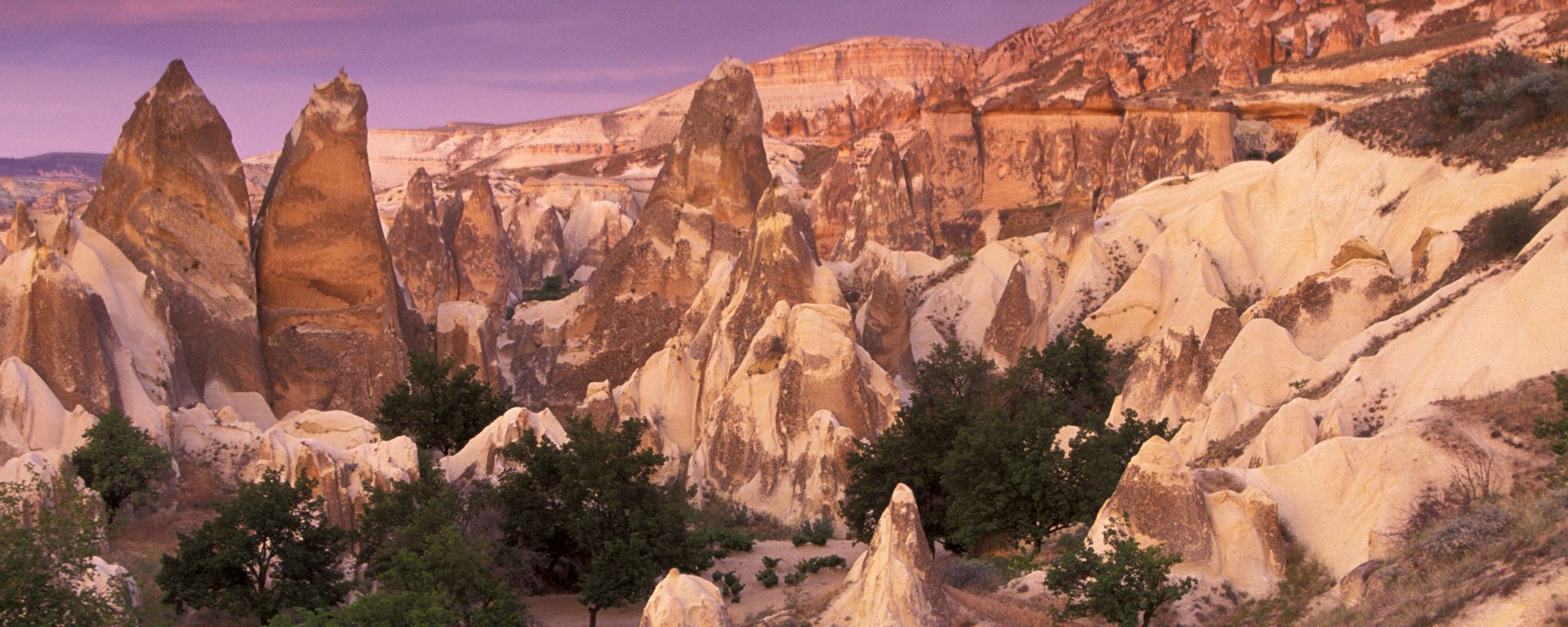 Peri Bacalari rock formations, AKA Fairy Chimneys, Cappadocia, Turkey